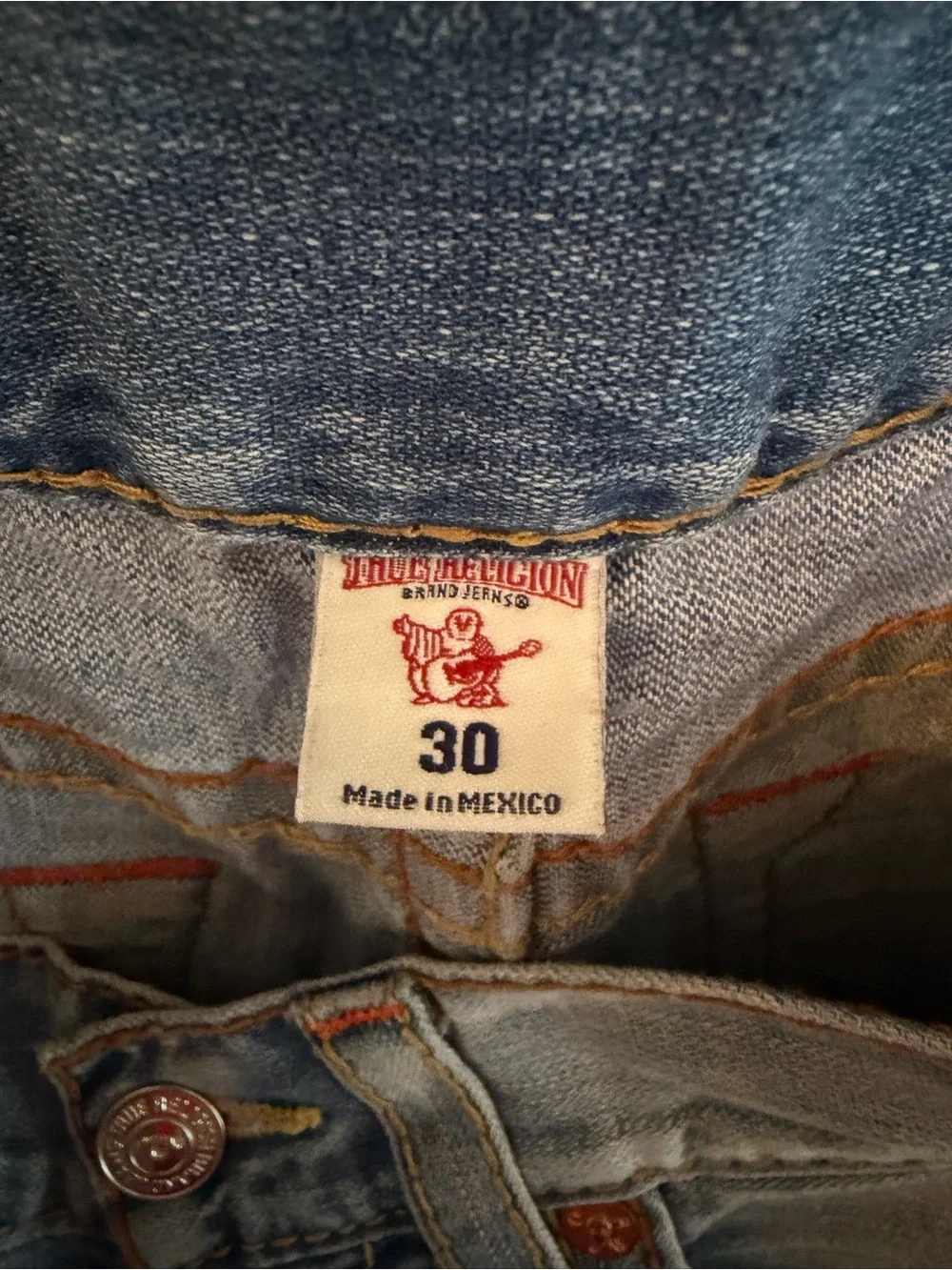 True Religion distressed front